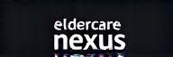 Eldercare Nexus Logo in white for dark background